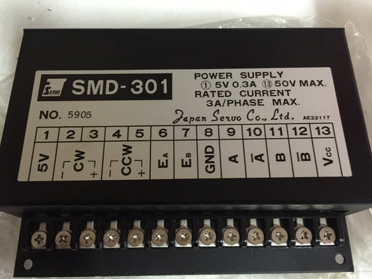 JAPAN SERVO CO LTD  SMD-301 Power Supply 5v 50V max