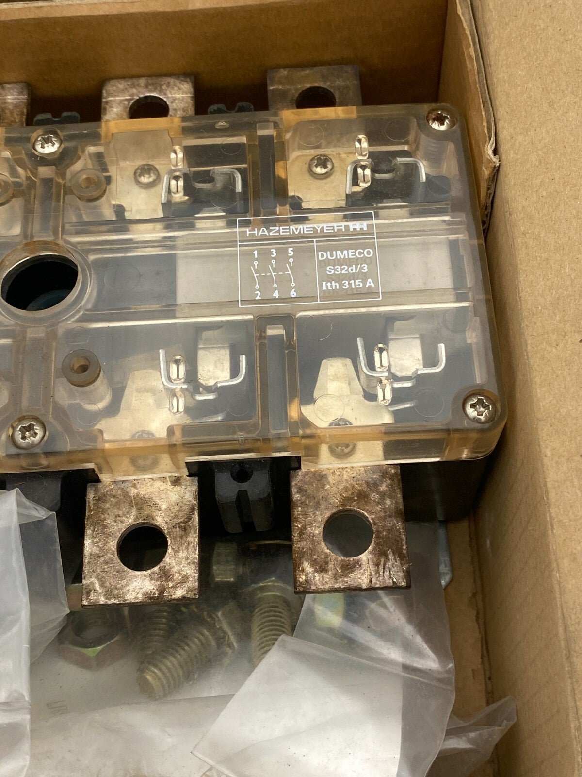 Eaton Holec Dumeco Disconnector Switch S32d/3 ith 315 a - KLR Automation