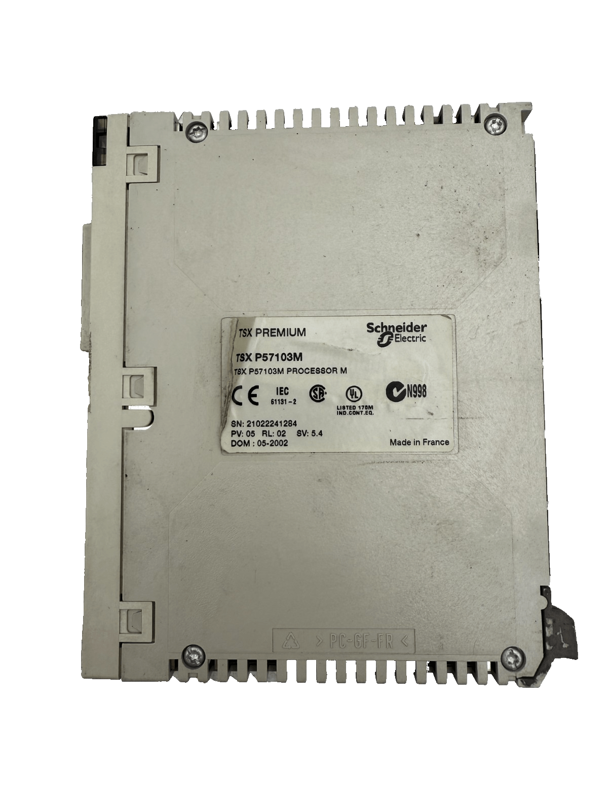 SCHNEIDER ELECTRIC TSX P57103M TSXP57103M TSX P57103M PROCESSOR M - KLR Automation