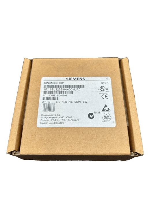SIEMENS 6SL3255 - 0AA00 - 4JA0 SINAMICS IOP E - STAND VERSION B02 - KLR Automation