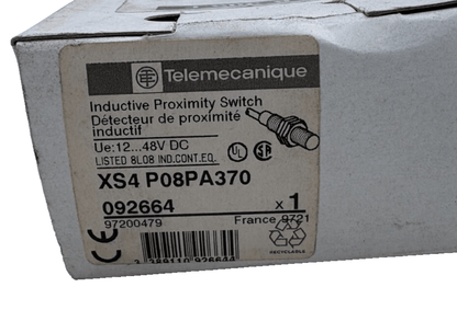 TELEMECANIQUE DETECTEUR DE PROXIMITE XS4 P08PA370 x1 - KLR Automation