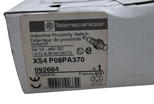 TELEMECANIQUE DETECTEUR DE PROXIMITE XS4 P08PA370 x1 - KLR Automation
