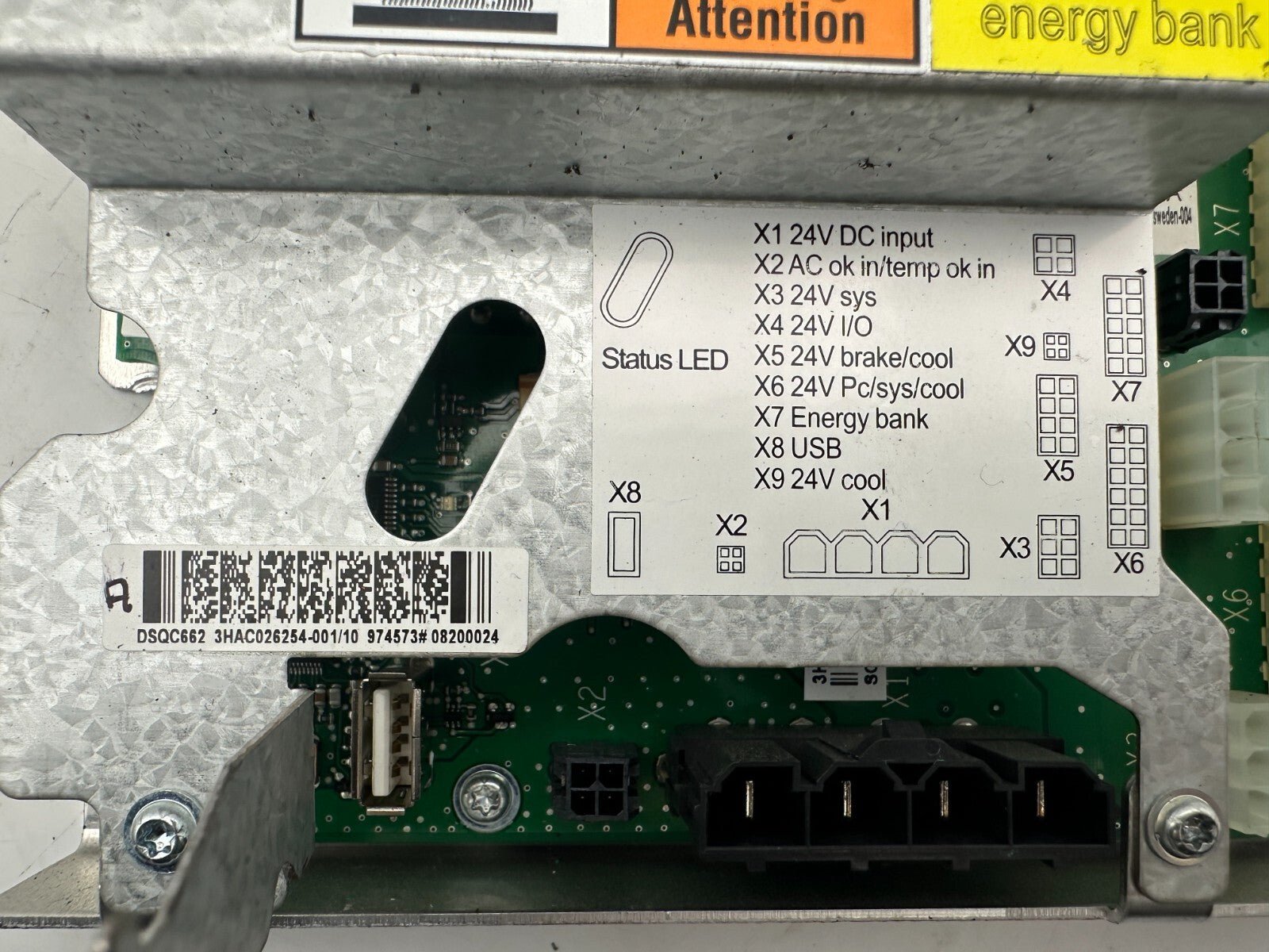 ABB DSQC662 3HAC026254 - 001/10 UNITE DE DISTRIBUTION DE PUISSANCE x1pc - KLR Automation