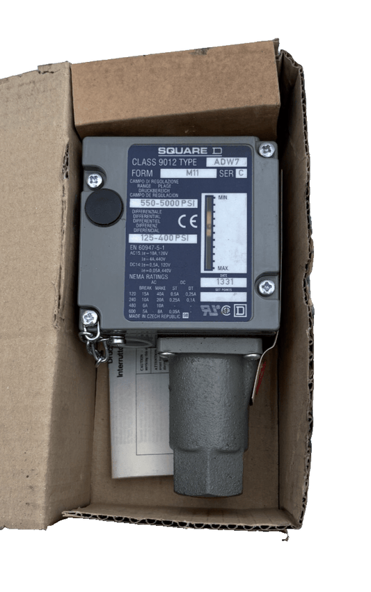 SQUARE ADW7 PRESSURE SWITCH x1 - KLR Automation