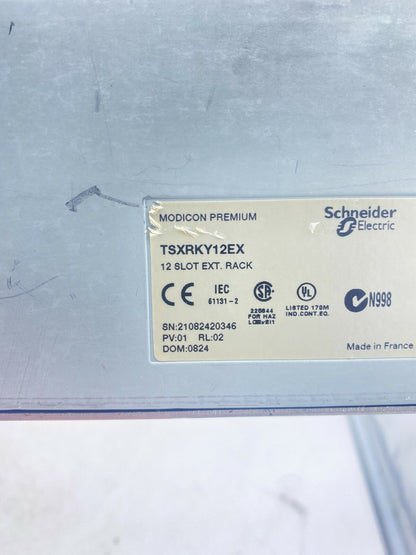 1pc x TSXRKY12EX schneider Modicon Premium 12 Slot Rack TSX - RKY - 12EX - KLR Automation