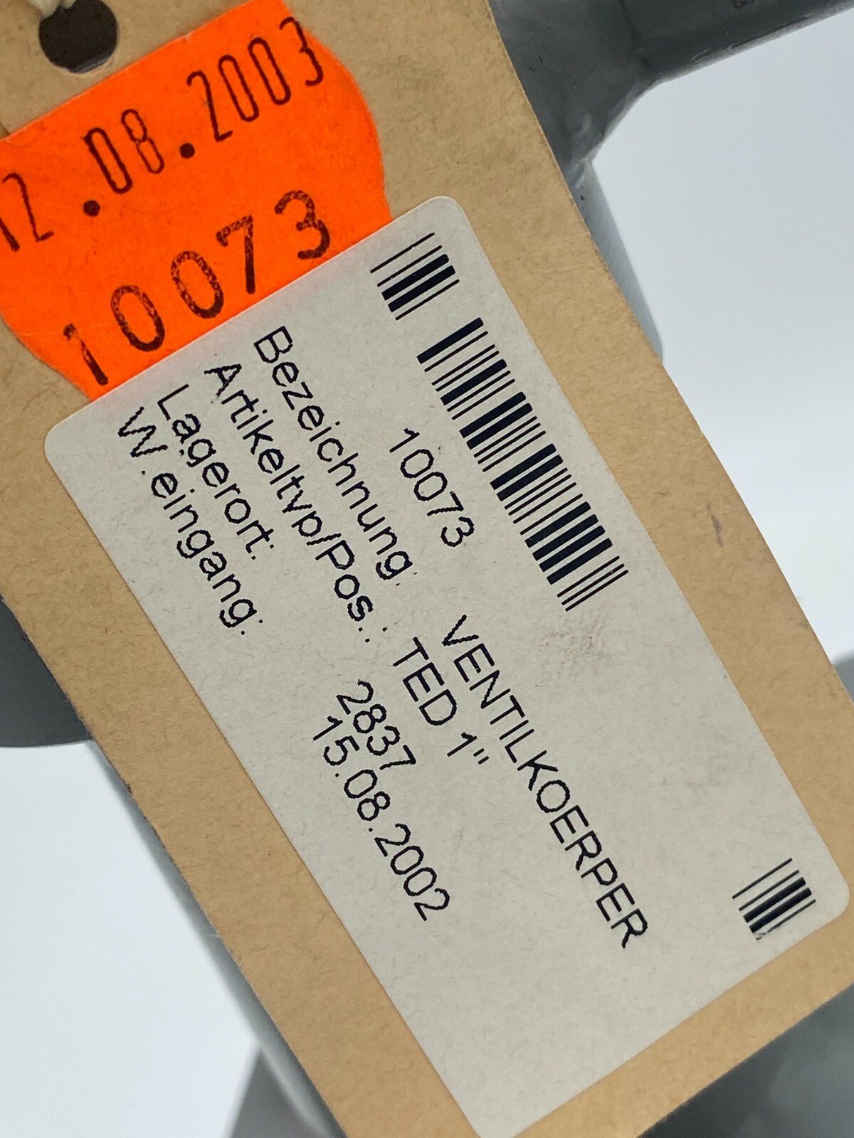 Fisher Controls Body Plug Valve EZ VentilKoerper TED 1" - KLR Automation