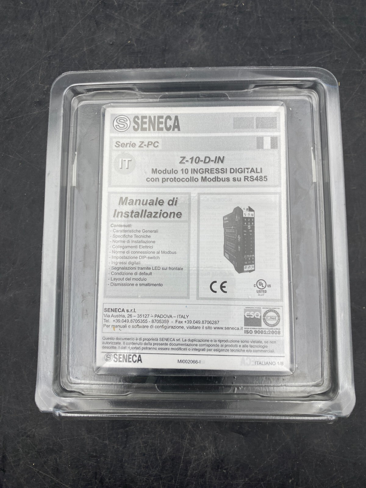 NEW SENECA Z - 10 - D - IN - 1 Z10DIN1 10 DIGITAL INPUT MODULE - KLR Automation