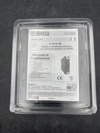 NEW SENECA Z - 10 - D - IN - 1 Z10DIN1 10 DIGITAL INPUT MODULE - KLR Automation