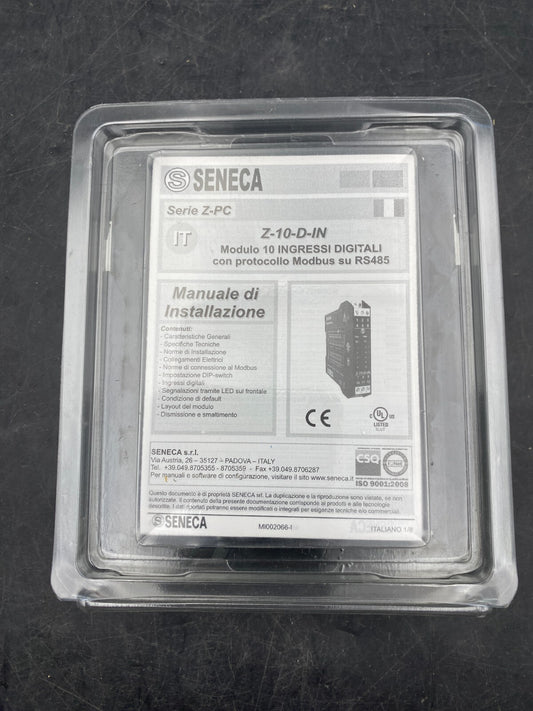 NEW SENECA Z - 10 - D - IN - 1 Z10DIN1 10 DIGITAL INPUT MODULE - KLR Automation