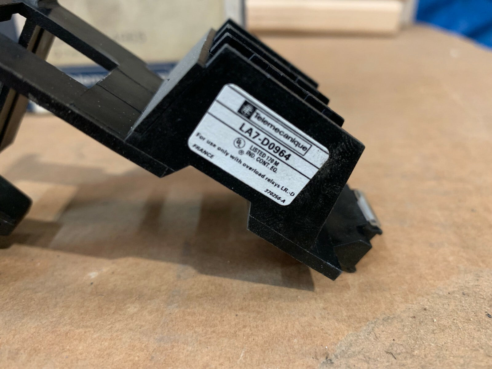  1 x  TELEMECANIQUE LA7-D0964 THERMAL OVERLOAD RELAY LA7D0964A65