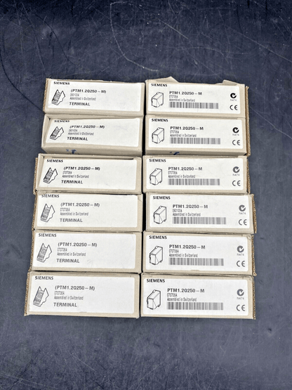 1pc x SET OF SIEMENS PTM1.2Q250 - M MODULE + TERMINAL - KLR Automation