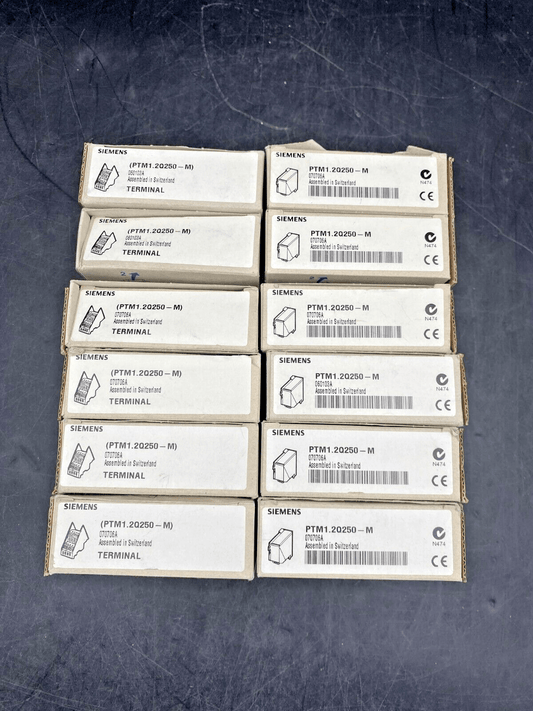 1pc x SET OF SIEMENS PTM1.2Q250 - M MODULE + TERMINAL - KLR Automation