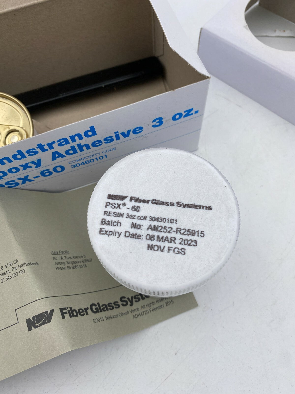 NOV 1pc x Bondstrand Epoxy Adhesive PSX-60 3oz