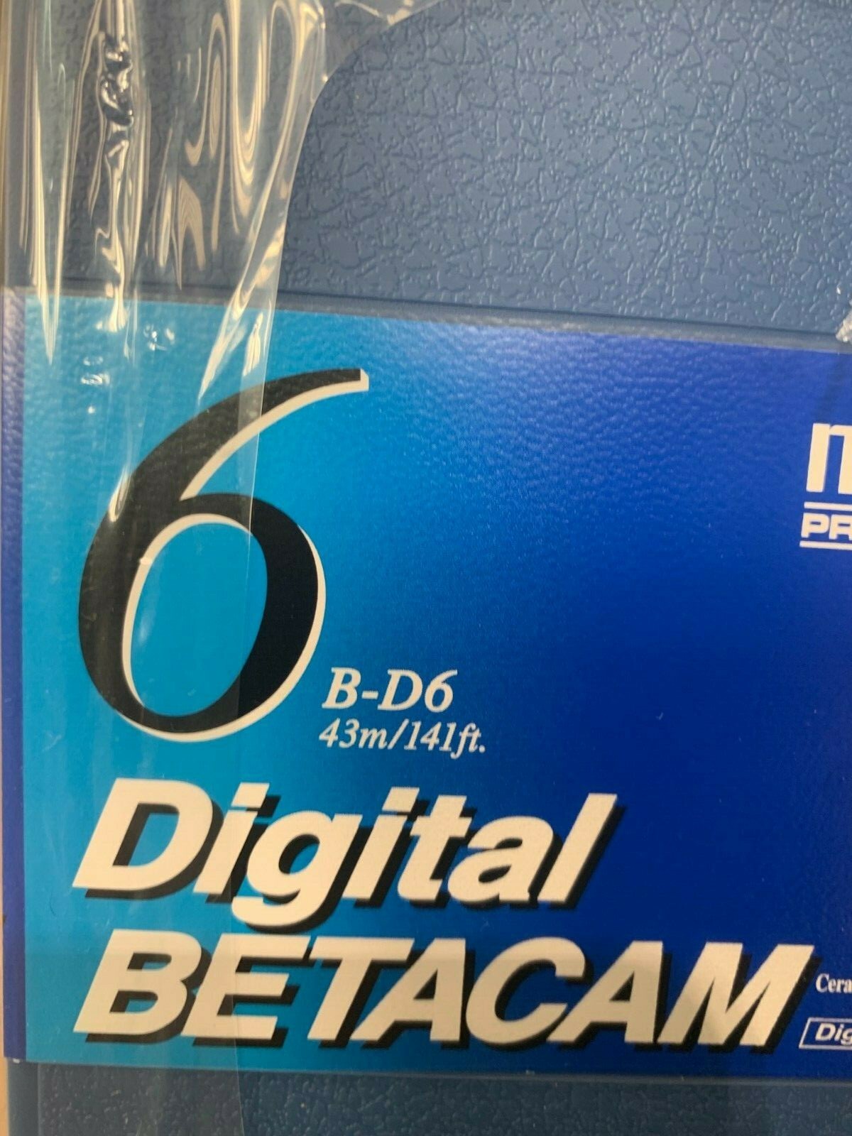 5 X Maxell  Digital BETACAM Tapes D6 B-D6