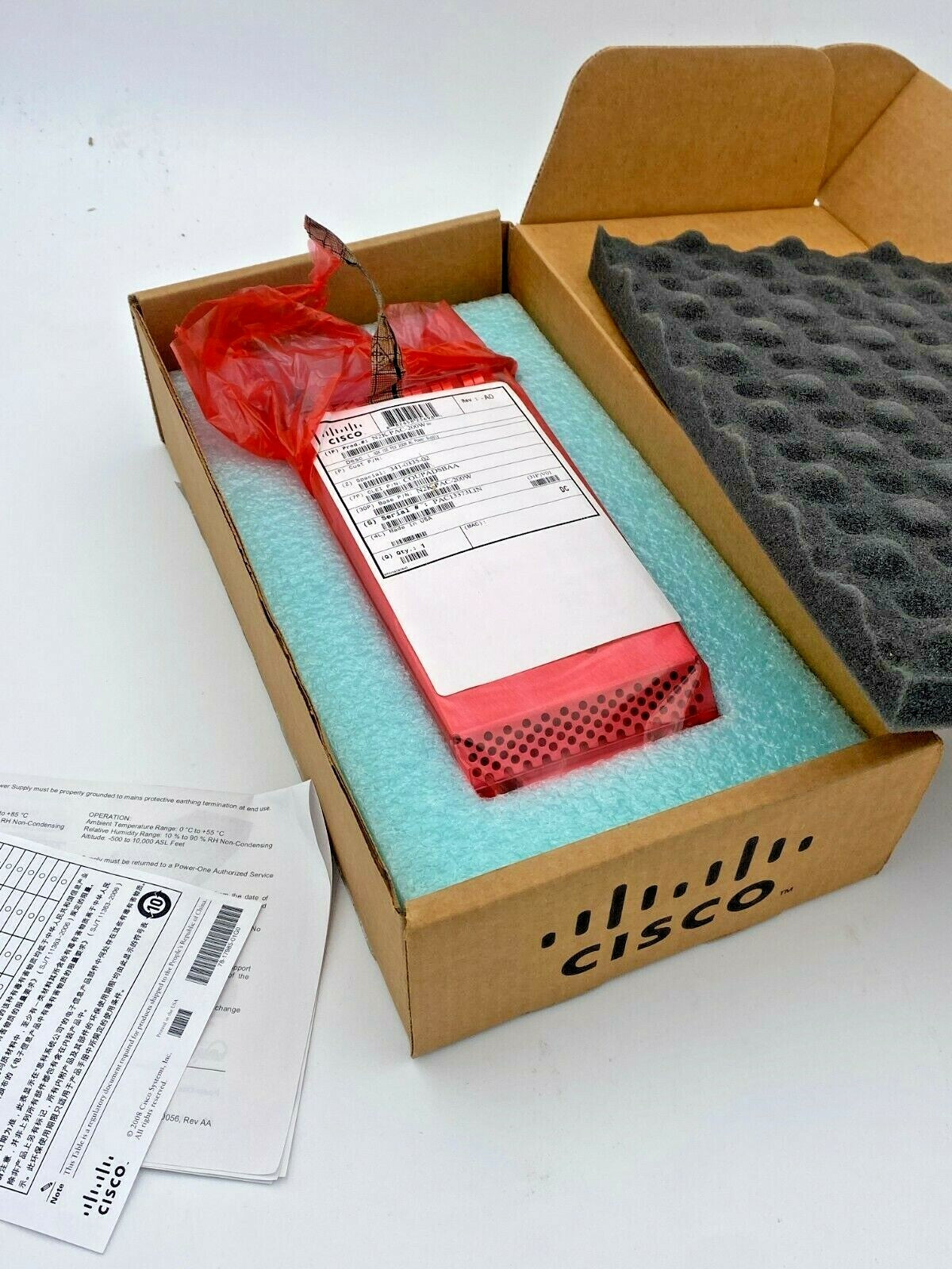 N2K-PAC-200W Cisco N2K-C2148 Series FEX 200W AC Power Supply NOB.