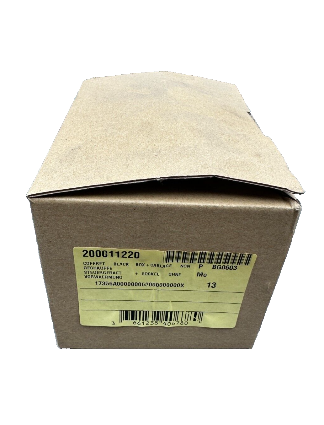 DE DIETRICH 200011220 COFFRET BLACK BOX + CABLAGE NON RECHAUFFE