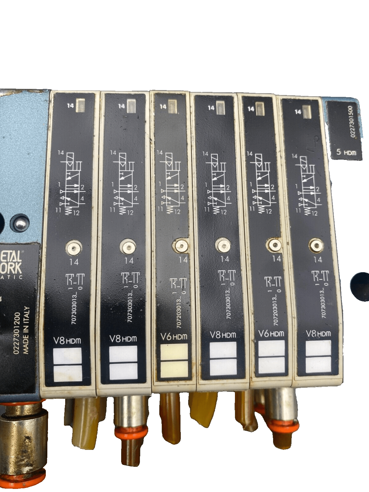 METAL WORK 0227301200 2HDM + 707303013 V8HDM x4pc + 707203013 V6HDM x2pc - KLR Automation