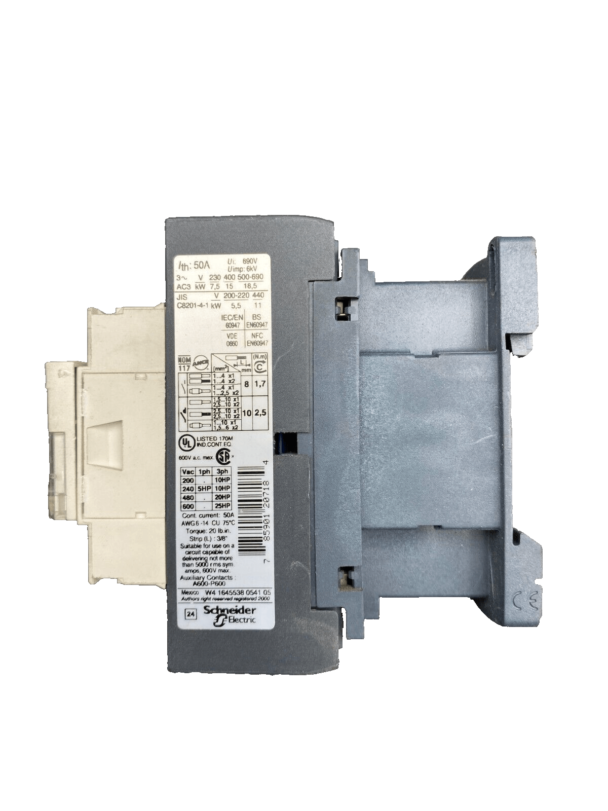 TELEMECANIQUE LC1D32 + CA2 DN 22 + 3x CAD32 CONTACTOR - KLR Automation