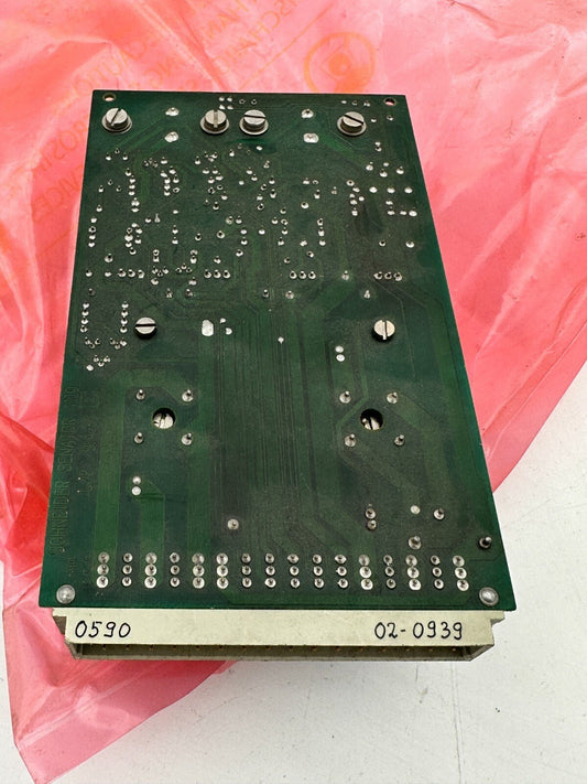 SCHNEIDER 115 SENATOR 4140 L/2 9.4.85 Card 0590 02 - 0939 - KLR Automation