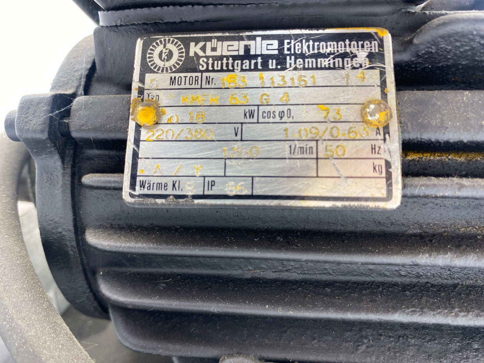 Küenle KMER 63 G4 Motor