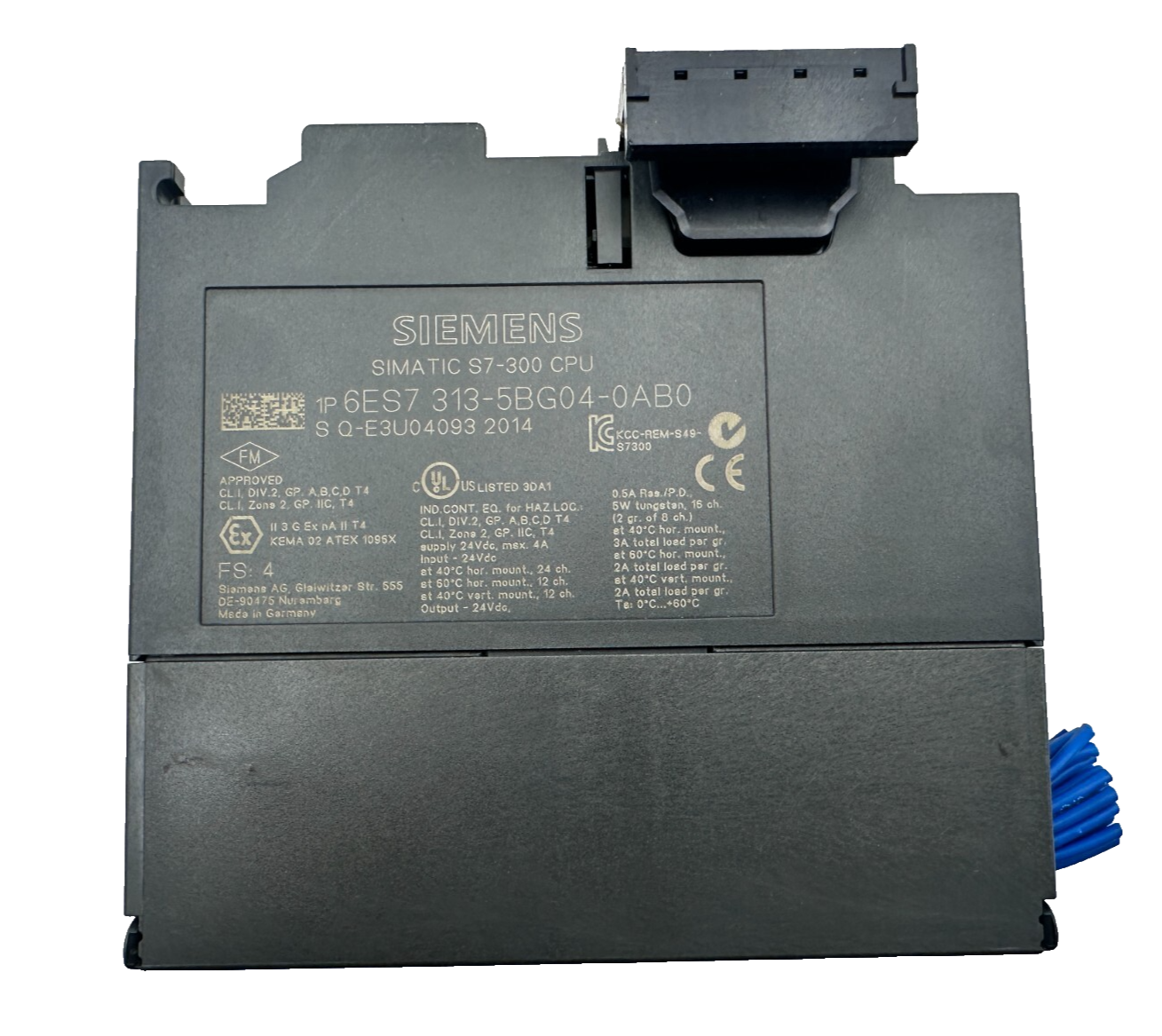 SIEMENS S7-300 6ES7313-5BG04-0AB0 + 6ES7322-1BL00-0AA0