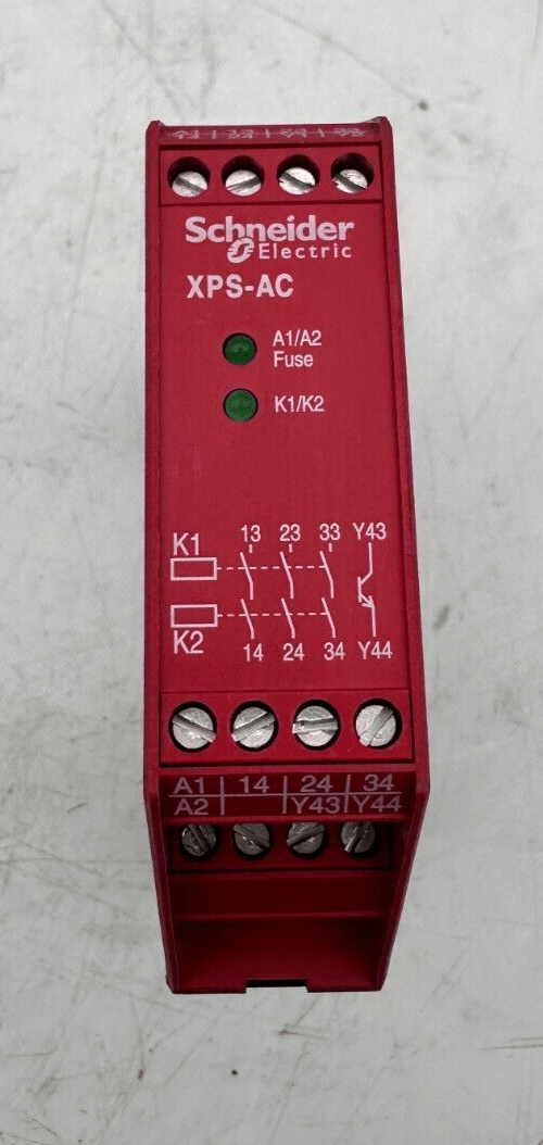 SCHNEIDER ELECTRIC XPSAC5121 XPS - AC SAFETY RELAY - KLR Automation