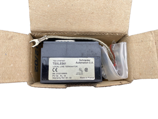 SCHNEIDER AUTOMATION TSXLES61 PV 02 RL 04 LOCAL LINE TERMINATOR