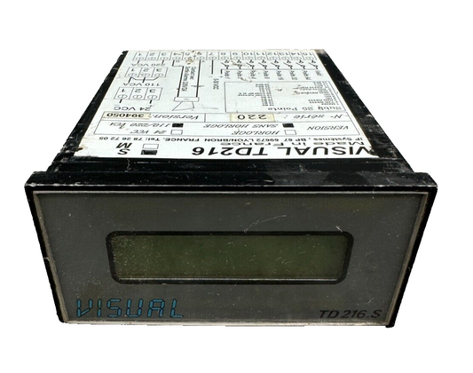 VISUAL TD216.S 110/220 VCA VERSION 394050 SANS HORLOGE