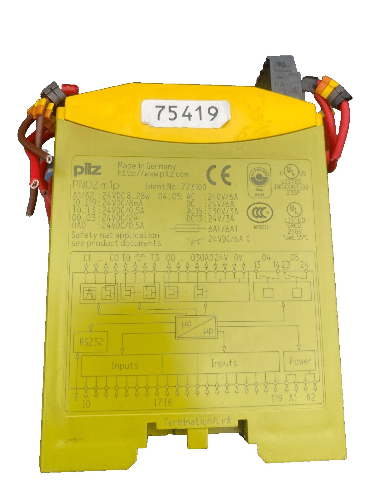 PILZ PNOZ M1P 773100 CHIP - CARD POUR PIECES - KLR Automation