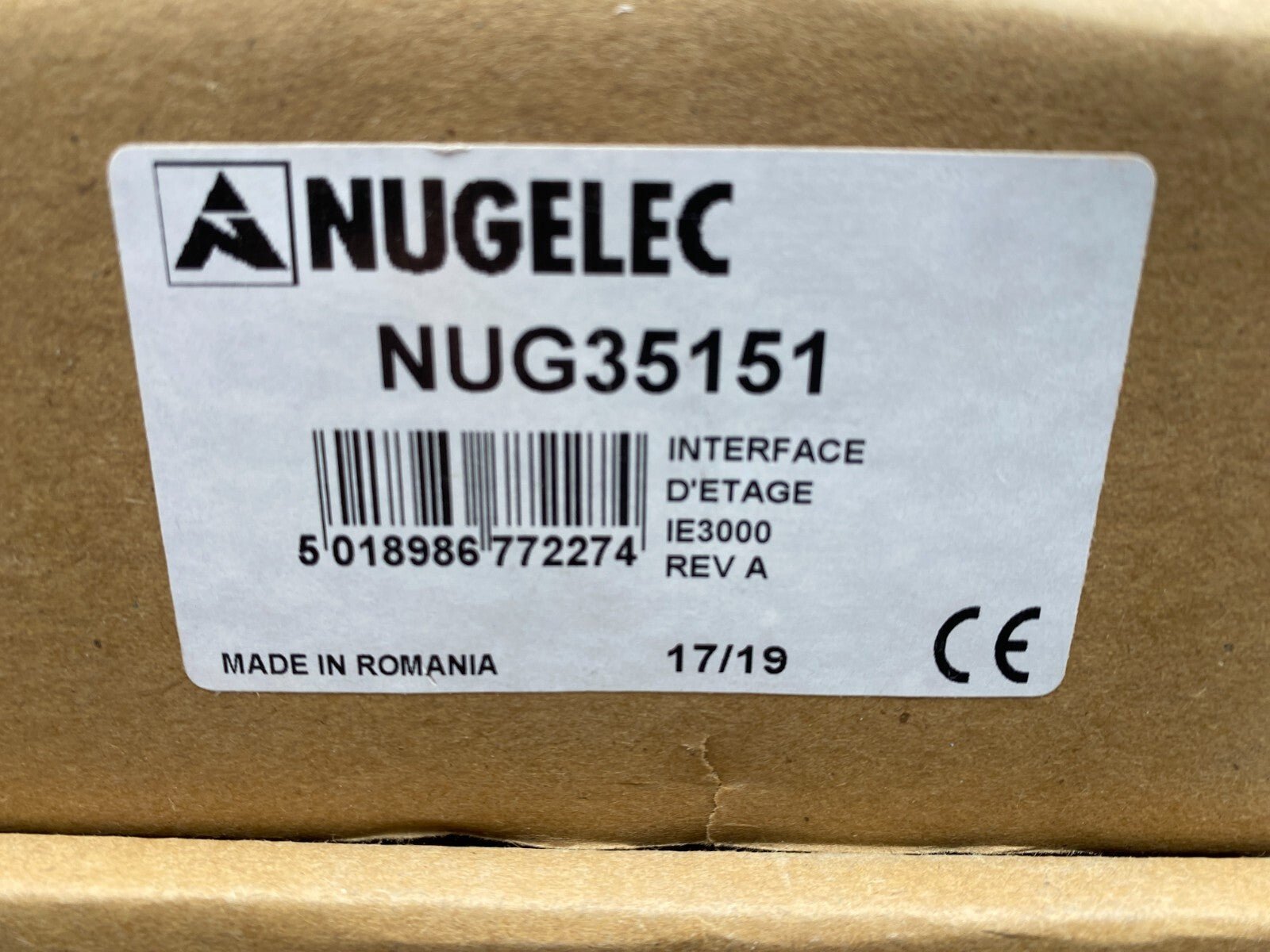 NUGELEC NUG35151 INTERFACE D'ETAGE IE3000 REV A x1pc - KLR Automation