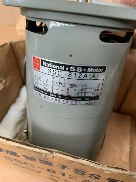 National SS Motor SSC - 812A Matsushita Electric - KLR Automation