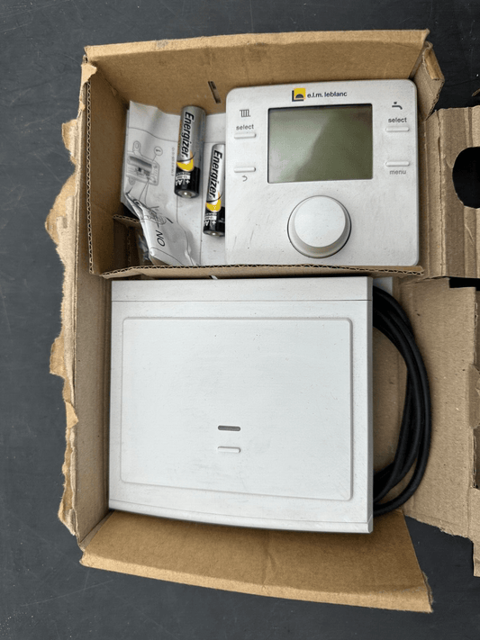ELM LEBLANC PROGRAMMATEUR THERMOSTAT D'AMBIANCE AVEC RECEPTEUR ET SONDE - KLR Automation