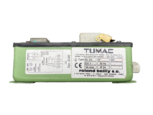 TUMAC EL 8/5 230V 50Hz 5A CONTROLEUR