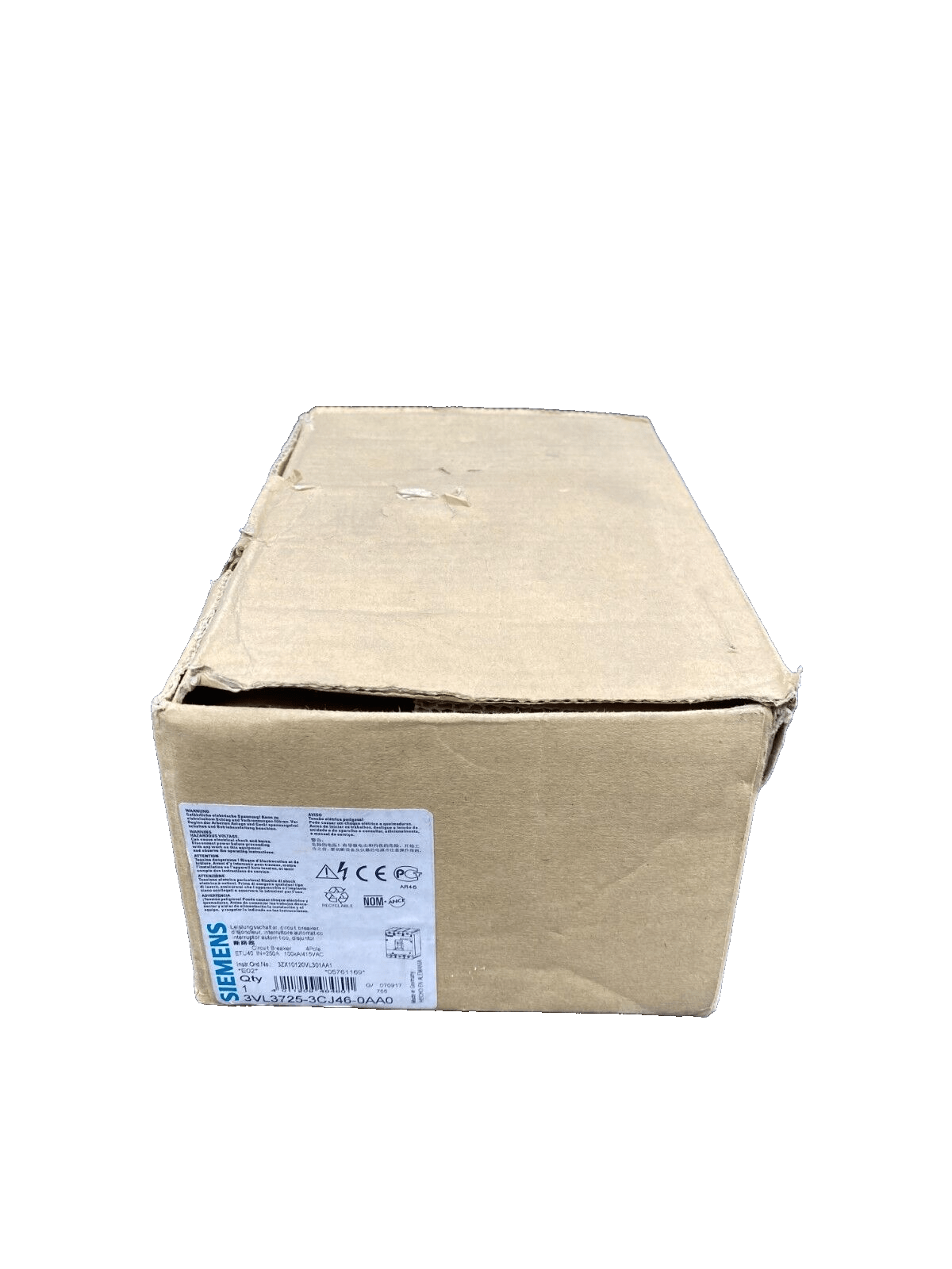 SIEMENS 3VL3725 - 3CJ46 - 0AA0 VL250 DECLENCHEUR MAGNETOTHERMIQUE - KLR Automation