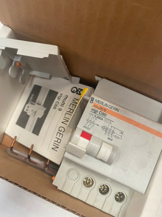 Merlin Gerin Schneider multi 9 vigi c60 26522 3p 25 300mA - KLR Automation