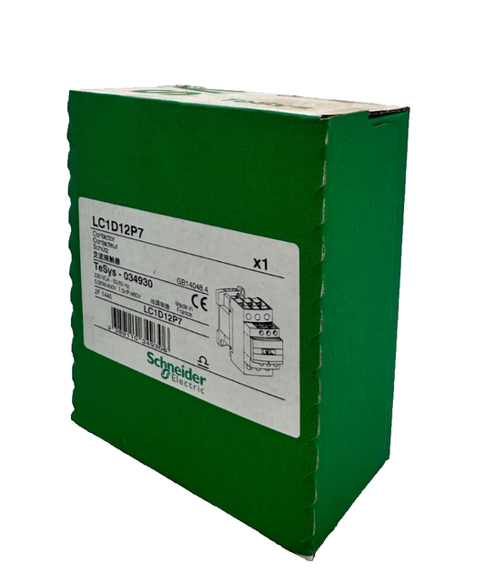 SCHNEIDER ELECTRIC LC1D12P7 CONTACTEUR TESYS 034930 230VCA 5.5kW x2pc