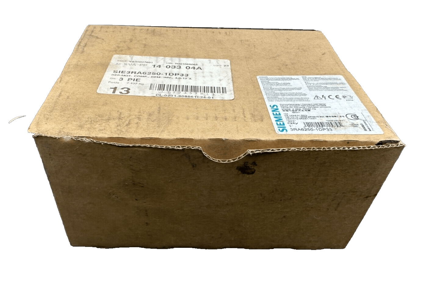SIEMENS 3RA6250 - 1DP33 SIRIUS DEPART COMPACT - KLR Automation