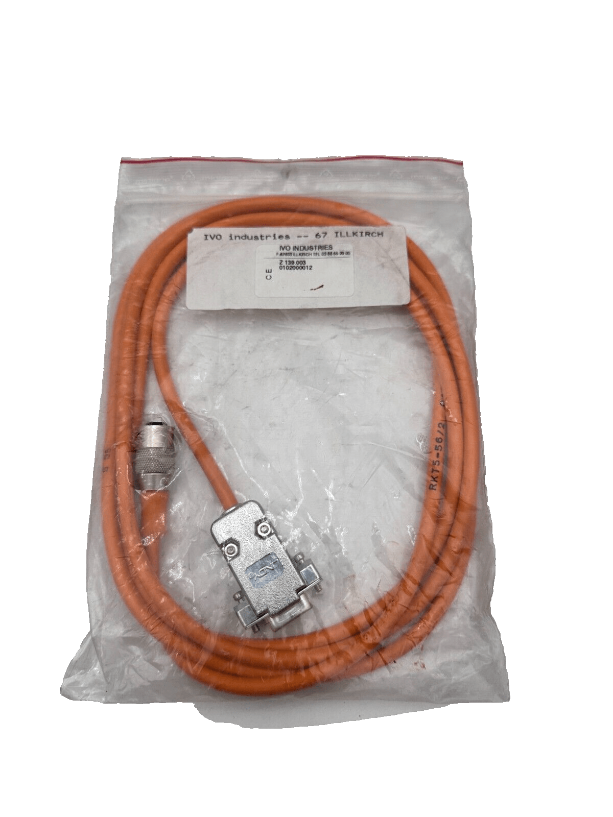 IVO RKT5 - 56/2 Z 139.003 CABLE D'ACTIONNEUR 2M - KLR Automation