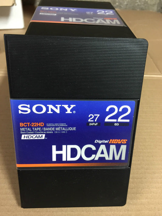 Lot de 6 Sony BCT - 22HD BCT22HD HDCAM Hdvs - KLR Automation