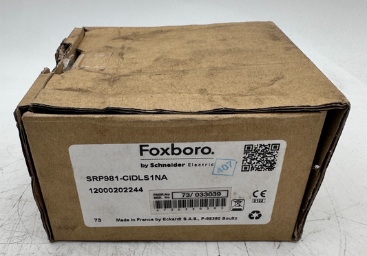 FOXBORO SCHNEIDER ELECTRIC SRP981-CIDLS1NA 12000202244 POSITIONNEUR x1pc