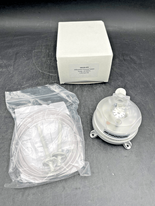 LOT OF 3 PRODUAL 930 - 83 - ATP DIFFERENTIAL PRESSURE SWITCH 50 - 500PA - KLR Automation