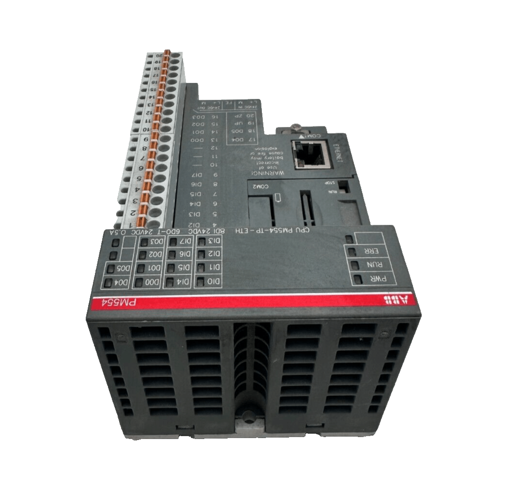 ABB PM554 PM554 - TP - ETH 1SAP120600R0071 CENTRAL PROCESSING UNIT 128kB ETHERNET - KLR Automation
