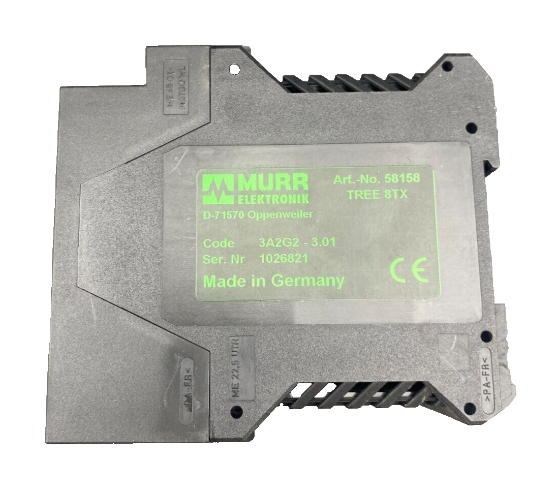 MURR ELEKTRONIK TREE 8TX 58158 3A2G2-3.01 ETHERNET SWITCH x2pc