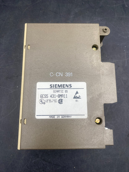 LOT OF 2 SIEMENS SIMATIC S5 6ES5431-8MA11 DIGITAL INPUT