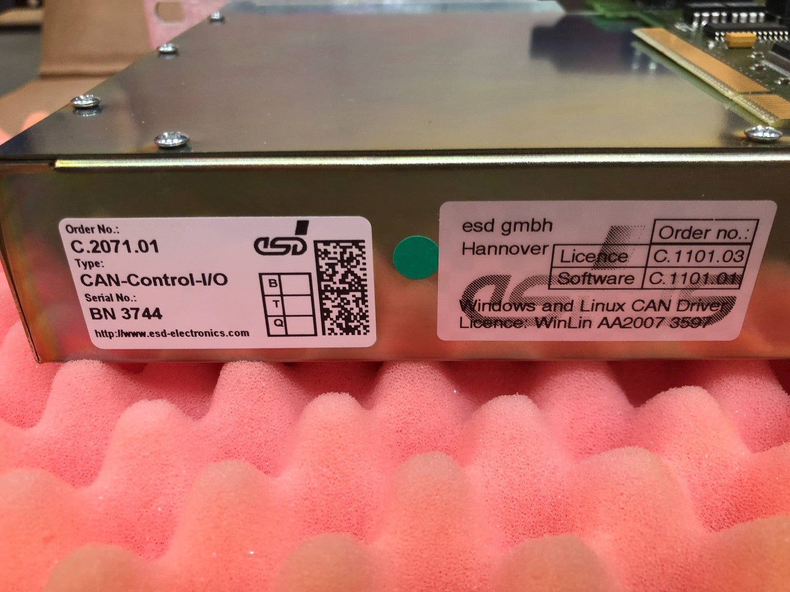 CAN - Control - I/O Digital Inputs and Outputs - Plug - in Case 64 I/O esd electronics - KLR Automation