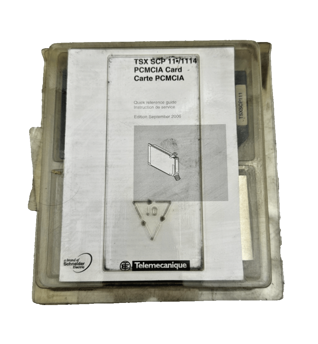 TELEMECANIQUE TSXSCP111 TSX SCP 11/1114 RS232 MP PCMCIA CARD - KLR Automation