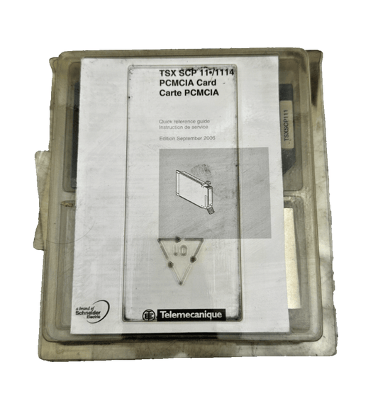 TELEMECANIQUE TSXSCP111 TSX SCP 11/1114 RS232 MP PCMCIA CARD - KLR Automation