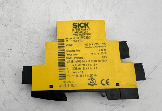 SICK 1043916 UE10 - 2FG3D0 SAFETY RELAY - KLR Automation