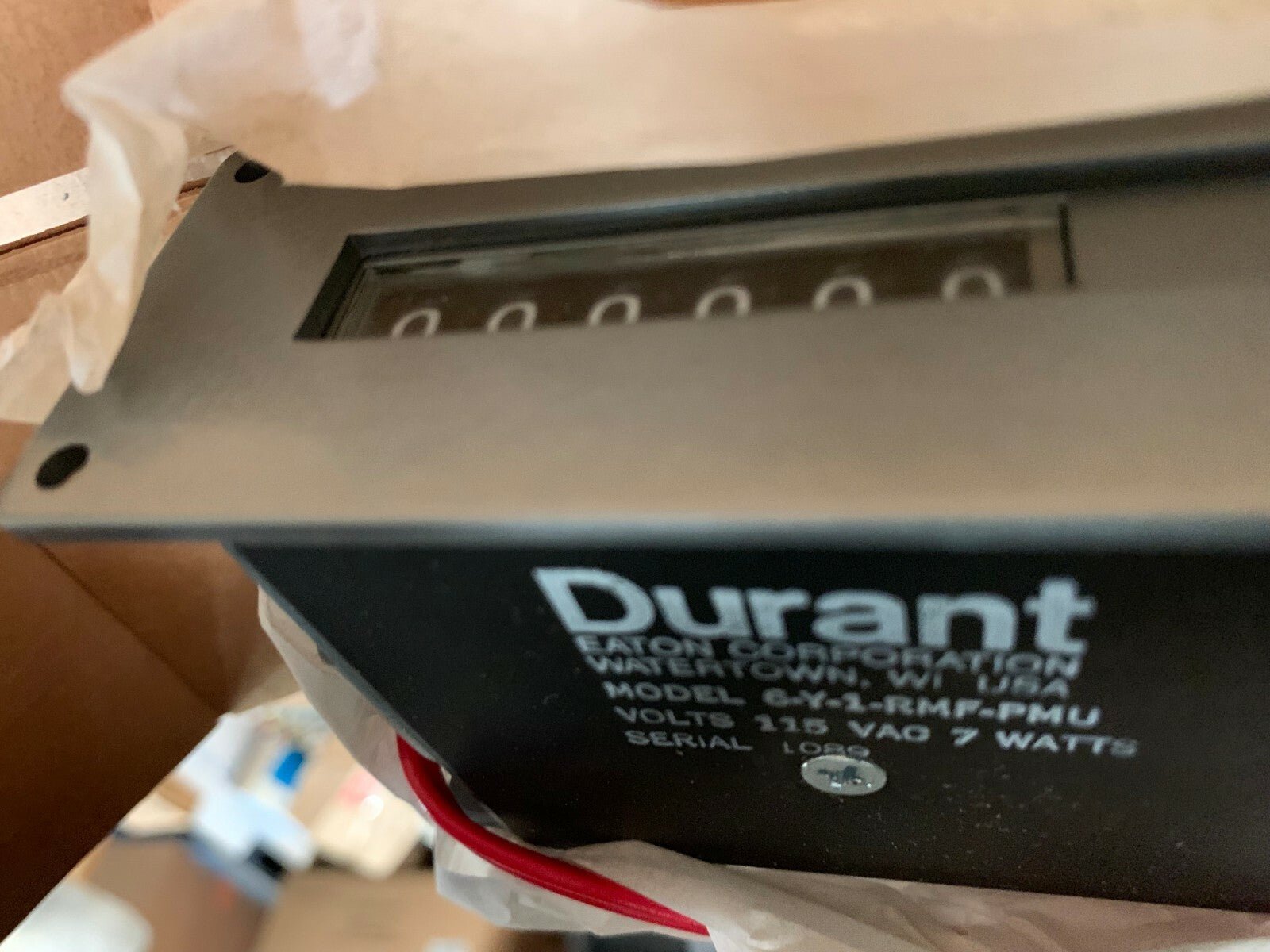 6 - Y - 1 - RMF - PMU - 115A - Counter Electromechanical RMF Durant Digit 6 - y - 1 - rmf - pm - KLR Automation