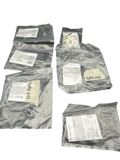 FESTO LOT DE 6 CAPTEURS DE PROXIMITE 574334 543862 543861 - KLR Automation
